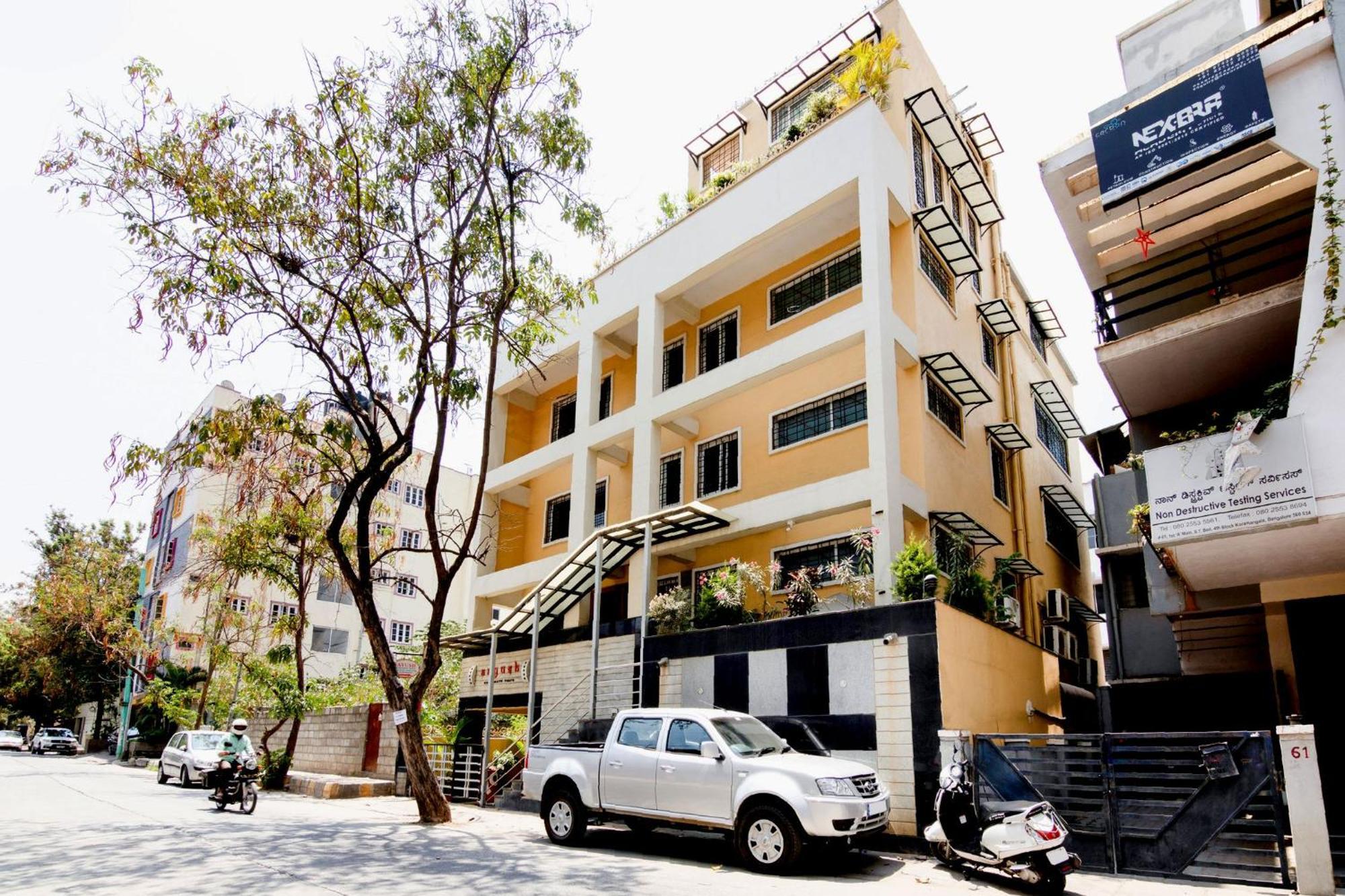 Flagship Aayush Corporate Stays Near Nexus Mall Koramangala Bangalore Eksteriør bilde